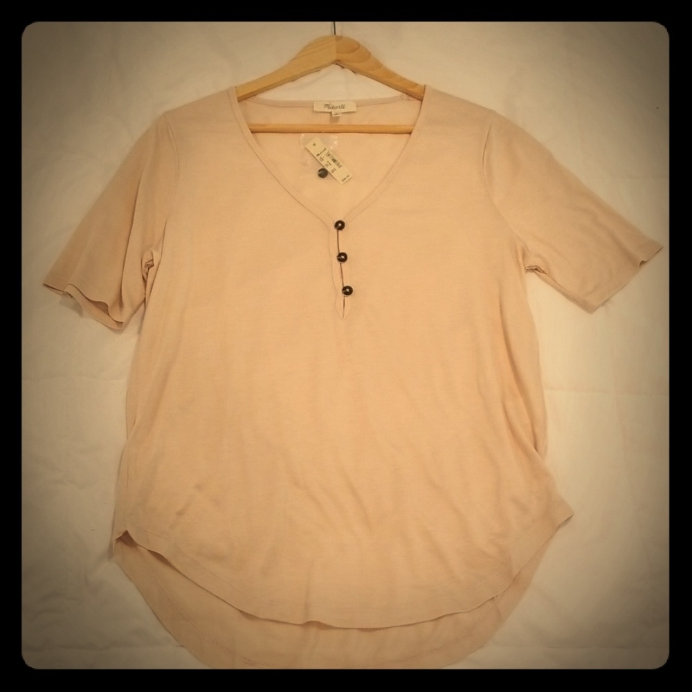 Madewell Drapey Henley Tee